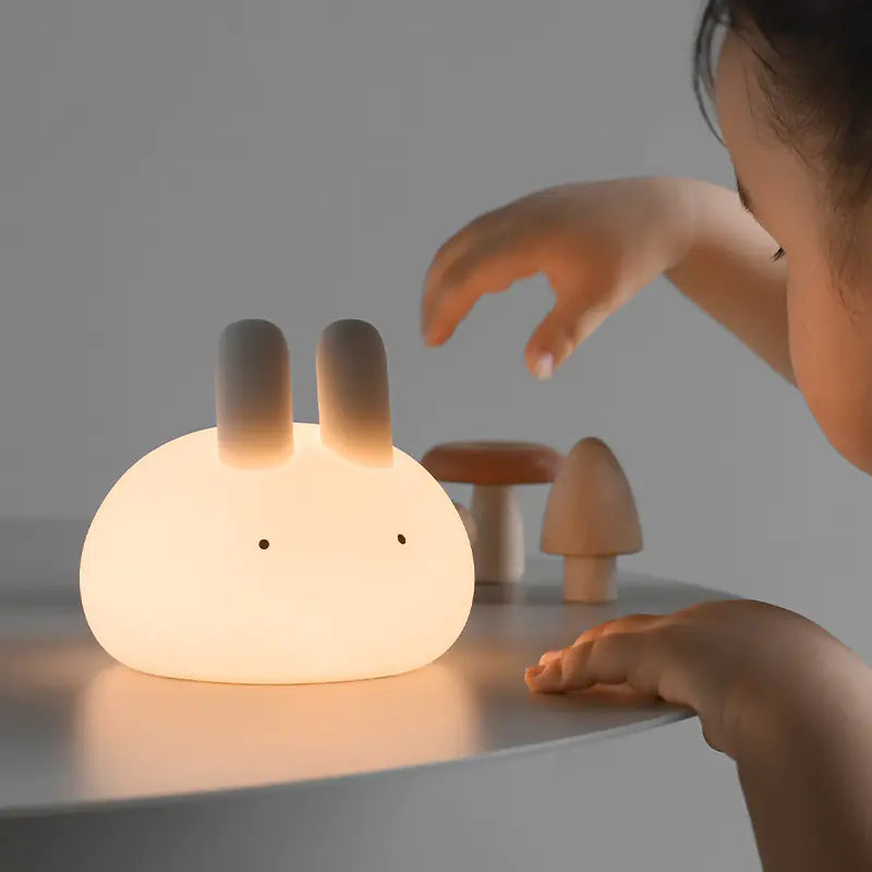 Cute Rabbit Silicone Night Light for Bedroom (Rabbit Year)
