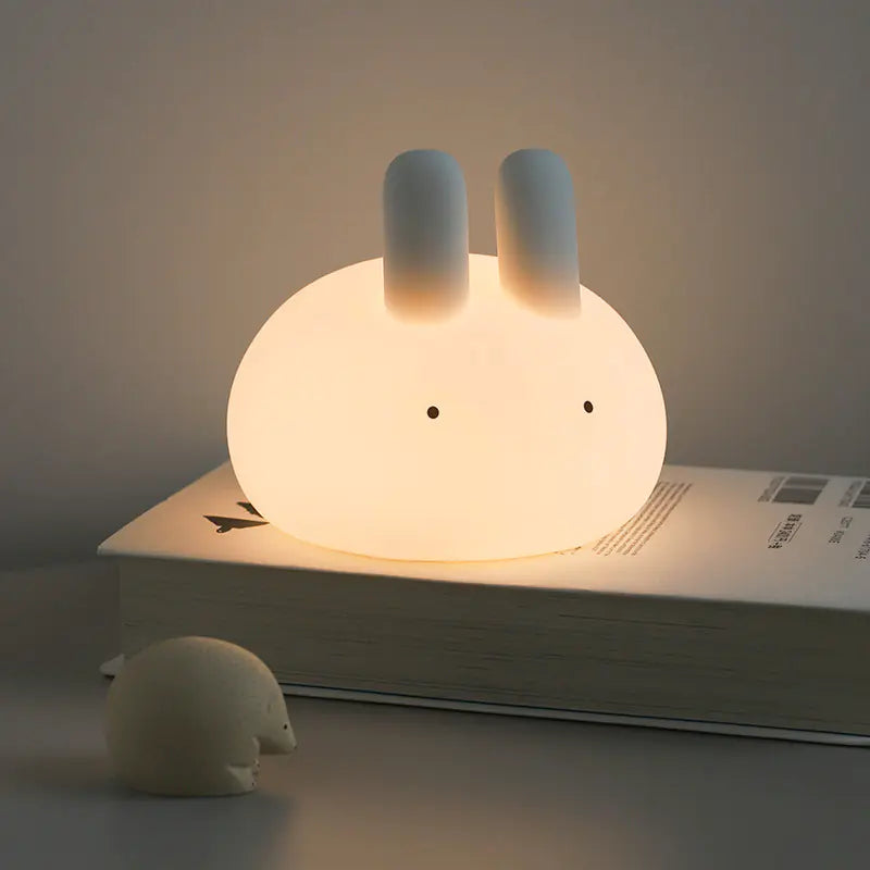 Cute Rabbit Silicone Night Light for Bedroom (Rabbit Year)