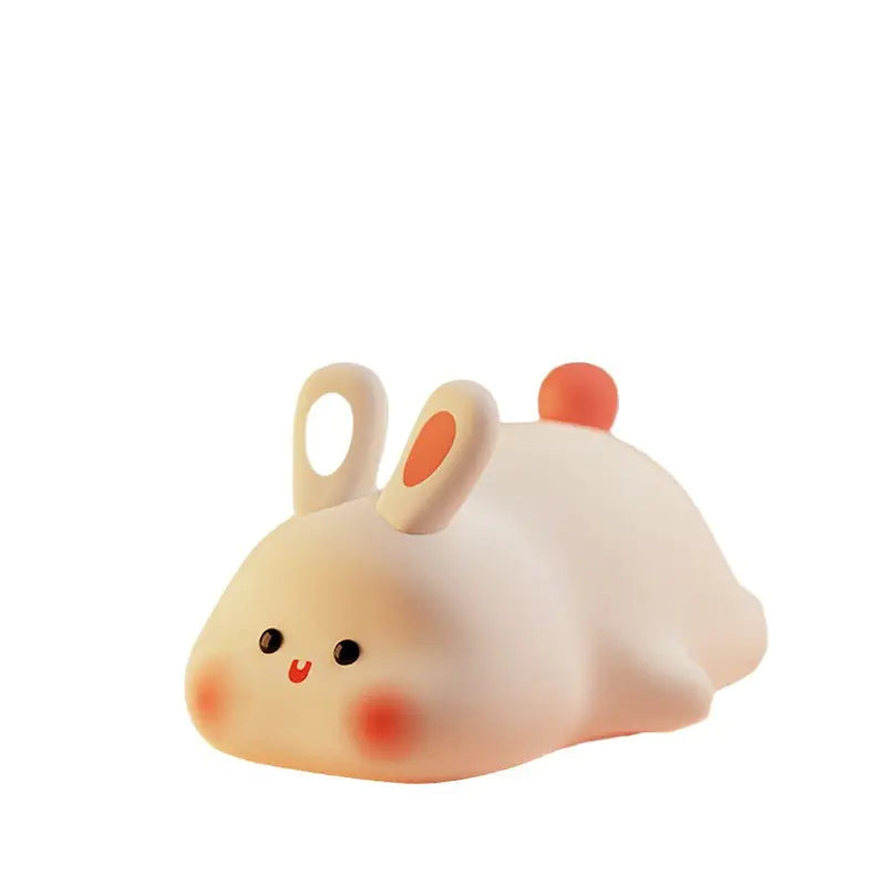 Silicone Rabbit Night Light with Sound Control Feature