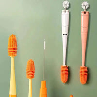 Four-in-One Food-Grade Silicone Cup Brush for Cleaning